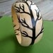 Branching Out Wooden Bangle-Brown