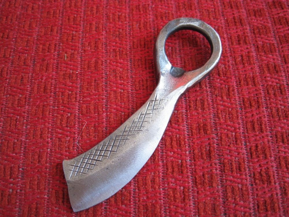Pocket-sized churchkey with hand cut hash marks