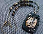 Chohua Jasper Necklace Polymer clay and Beads