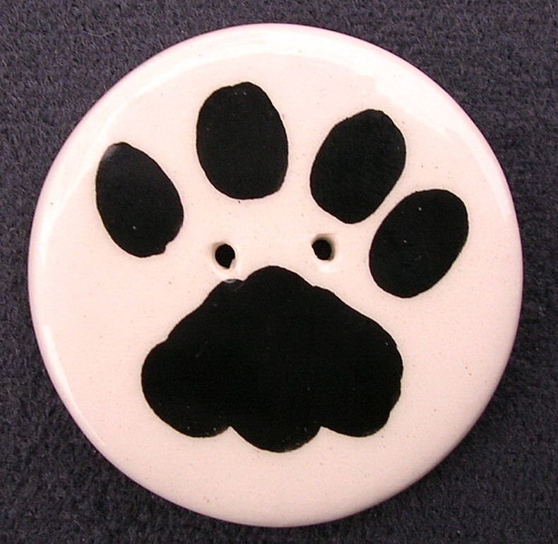 Clay Paw Print