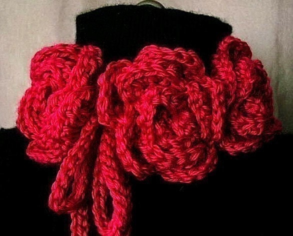 The Patricia Scarflette  Crochet Pattern PDF - permission to sell what you make