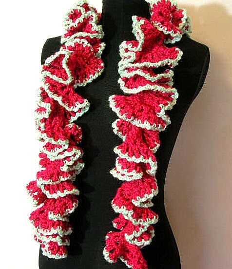 Ruffled Boa Scarf Crochet Pattern PDF- permission to sell what you make