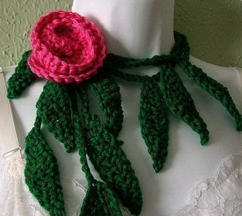 Vines Lariat Scarf Crochet Pattern PDF - permission to sell what you make on all my patterns