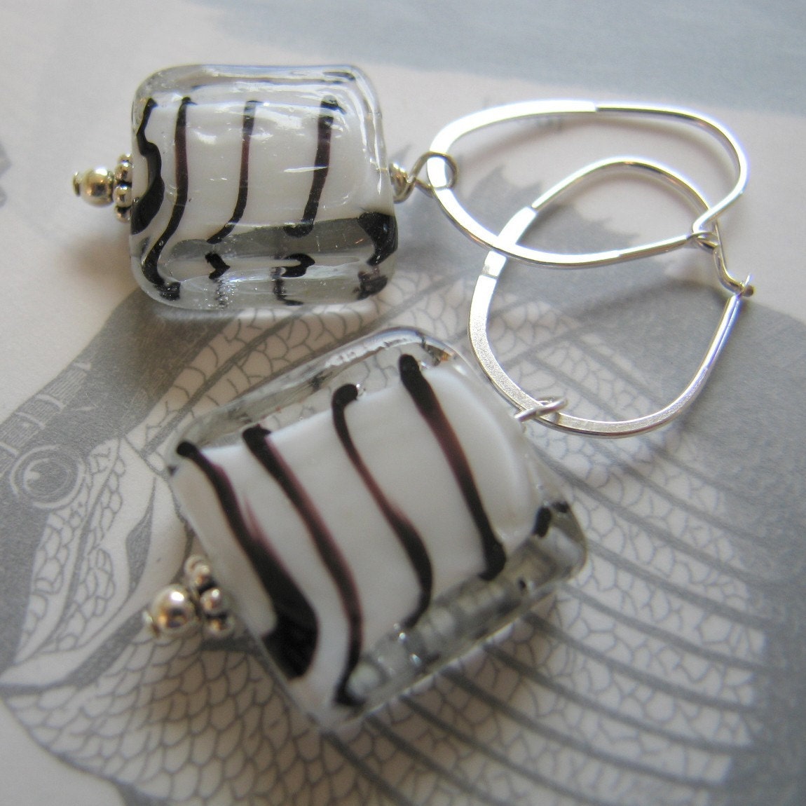 Butterflyfish Hoops - LAST PAIR