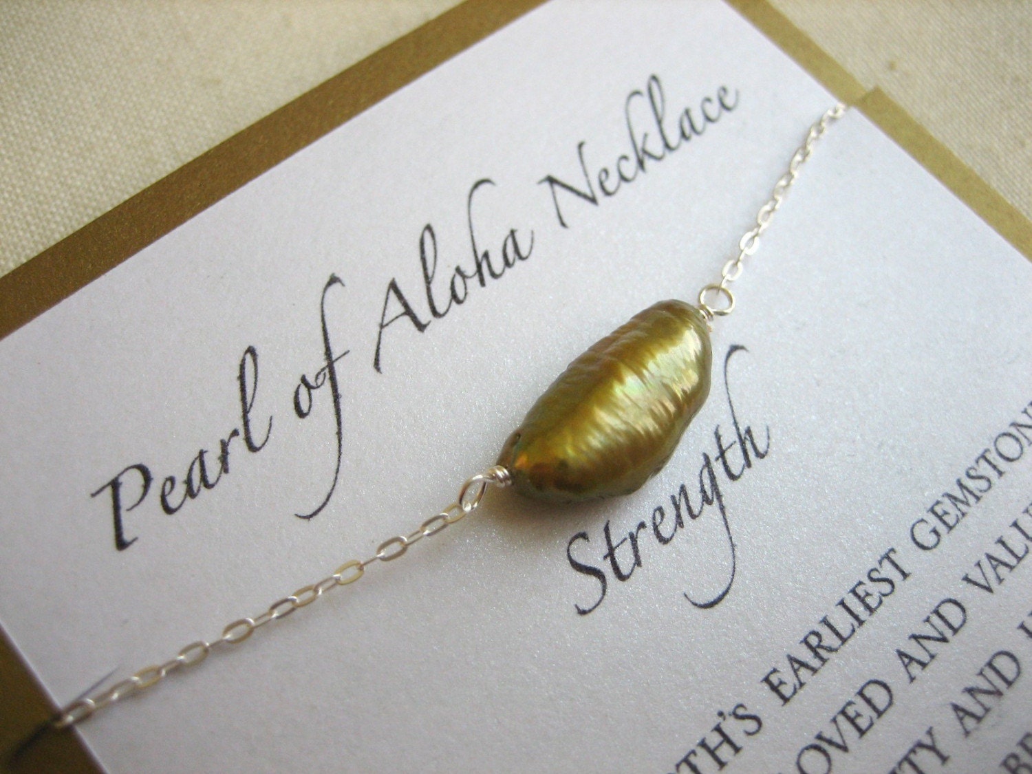 Pearl of Aloha Necklace - Strength