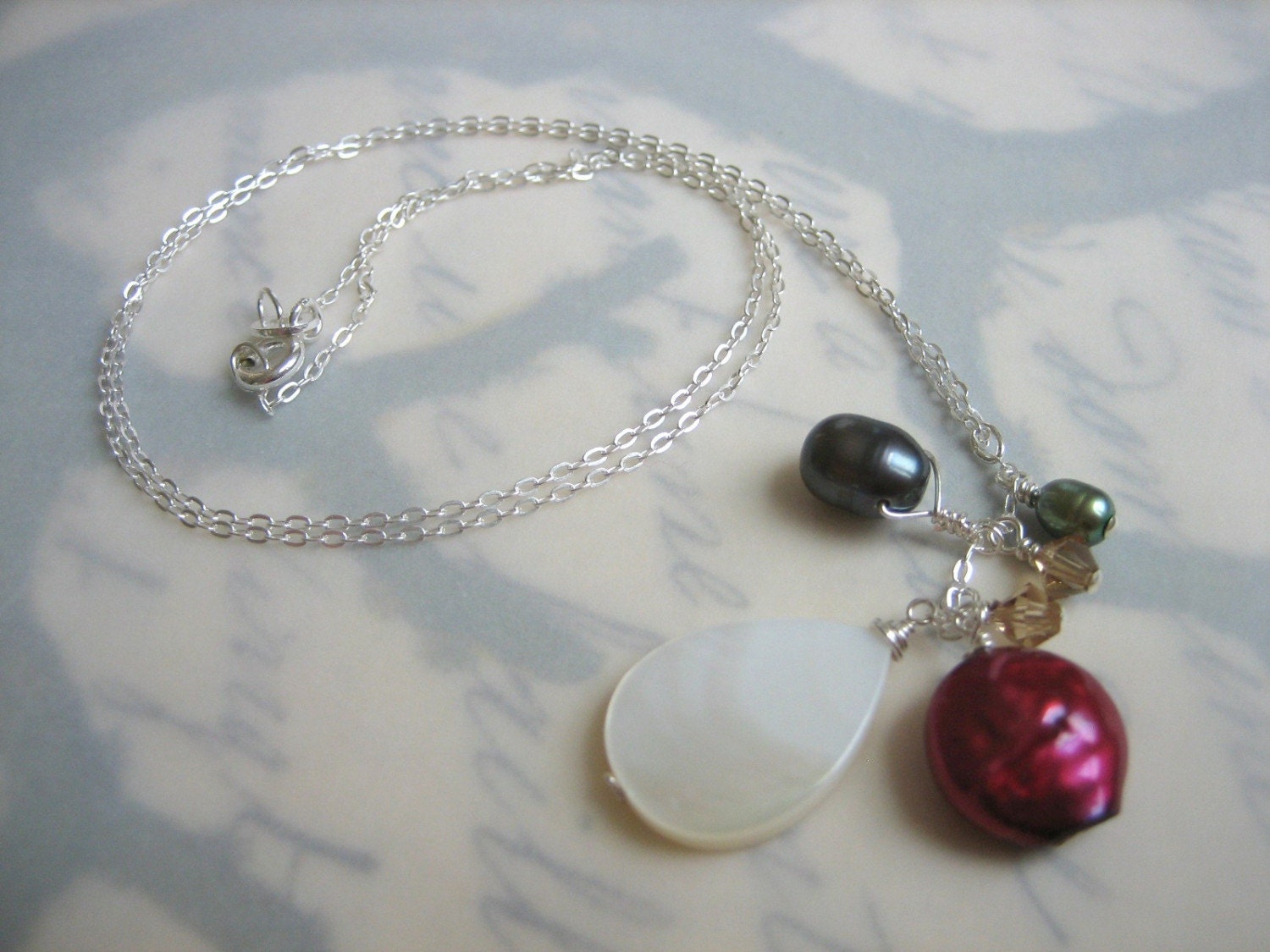Edge of Summer Cluster Necklace