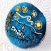 Hand Embroidery Starry Night Brooch - Limited Edition