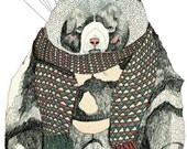 Woolly Bear A3 Print
