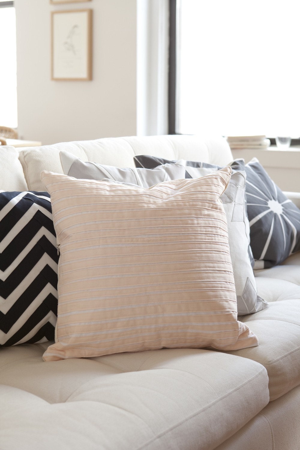 Stripey Pillow - 18"