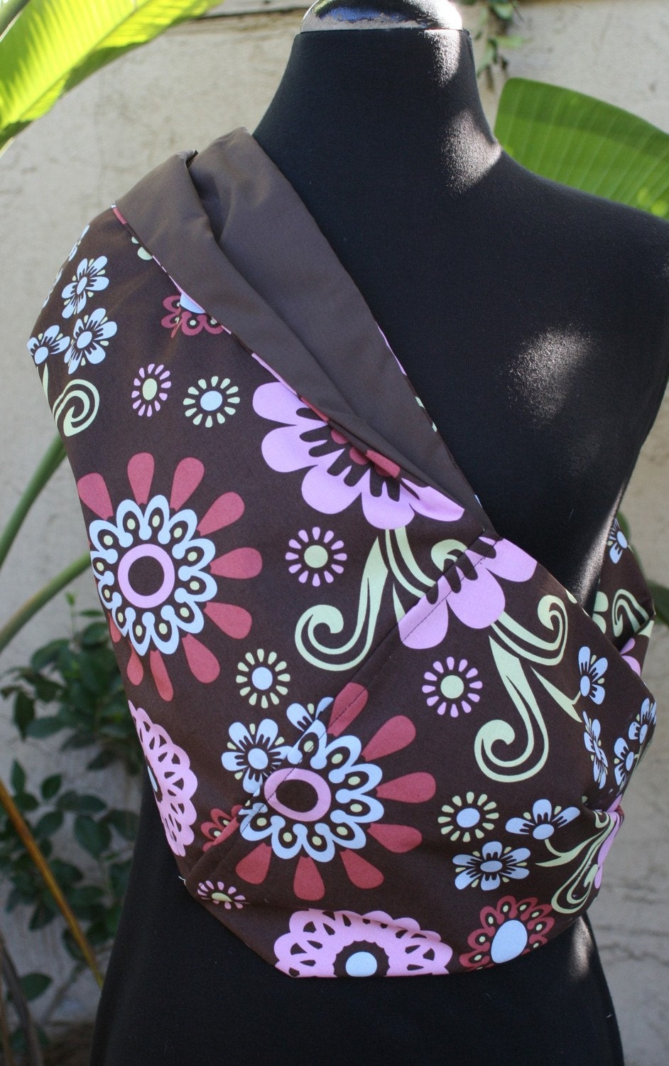 Baby Sling  Baby Carrier - Oops A Daisy- Dark Brown