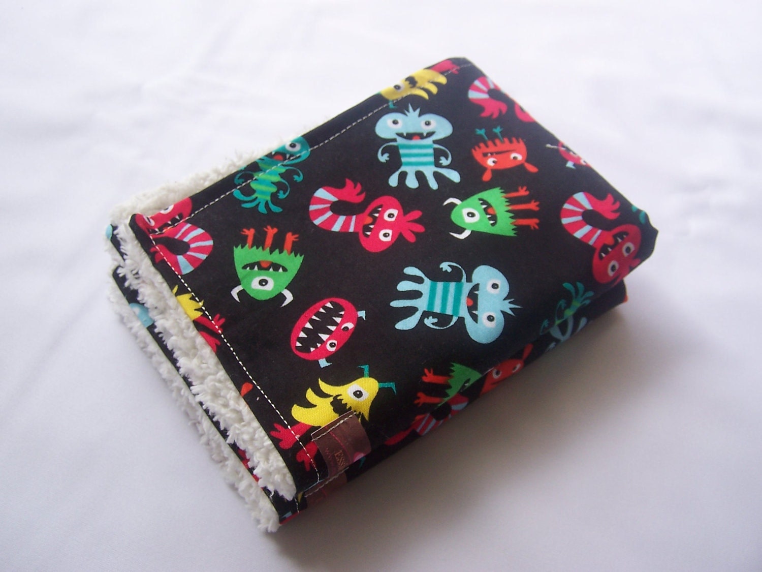 Burp Cloths-Set of 2 - Monsters