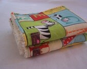 Burp Cloths-Set of 2 - ABC Zoo