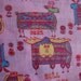 Vintage Kid's Children's Fabric 4 Yards Novelty Bull Cow Turtle Cat Deer