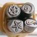 STAR Fish design stamp for silver stamping charm making