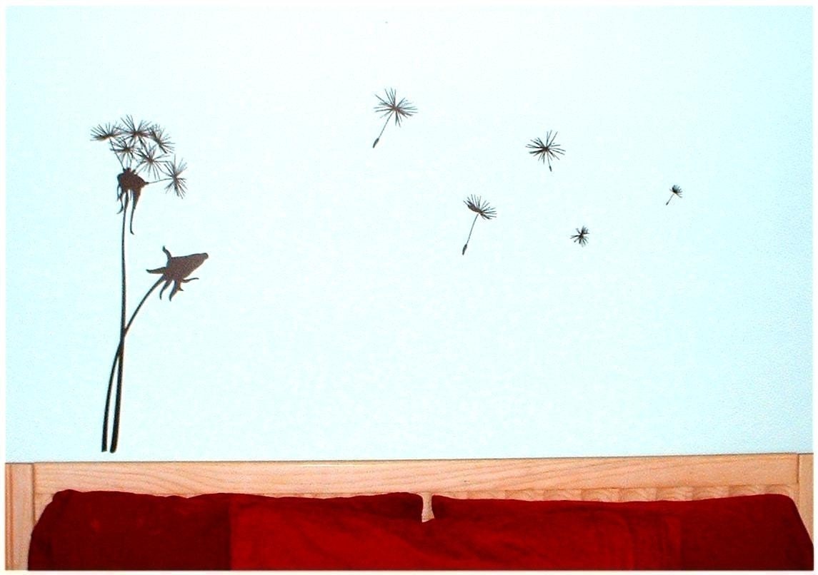 Dandelion Blowing in the Wind Wall Decal 