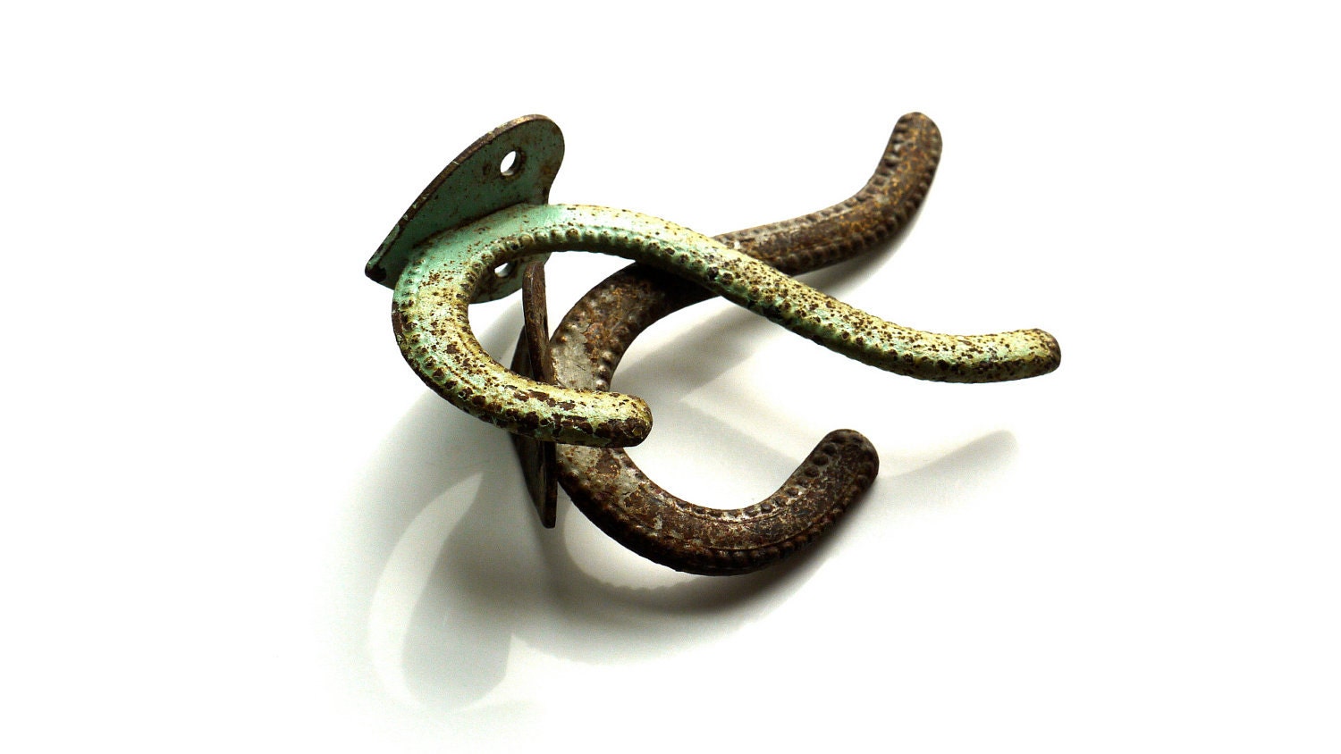 Shabby Chic Vintage Double Wall Hooks