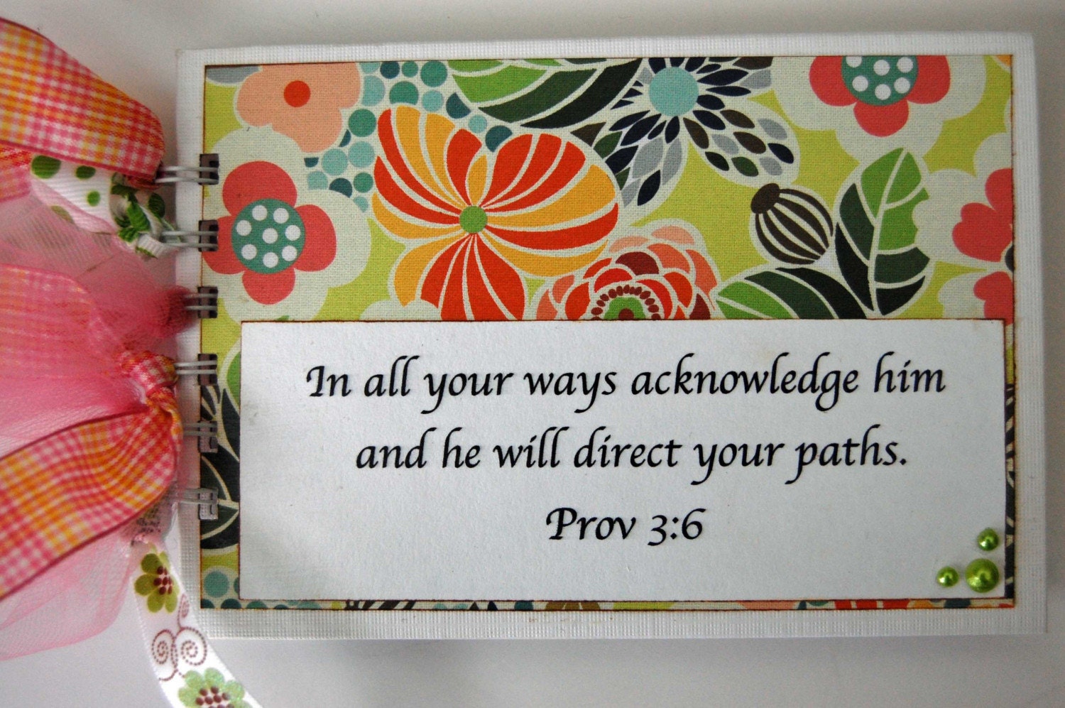 Amy Butler Scripture Post it Note Holder Organize