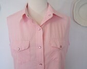 Pink Pearl Snap Shirt