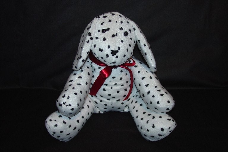 Dalmatian Puppy, Plush, Black, White - Roscoe