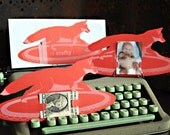 letterpress fox card crafty diecut