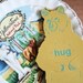 letterpress Bear Hug card diecut Grizzly