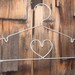 Silver Lingerie Hanger The Original I Heart You Hanger by LilaFrances
