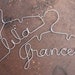 Personalized Wire Hanger, Eight Inch, for Infants or Decoration The Original by LilaFrances