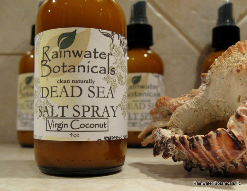 Moisturizing Coconut and Dead Sea Salt Spray For Hair
