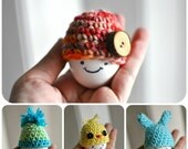 Instant Download, Egg Hats PDF Pattern