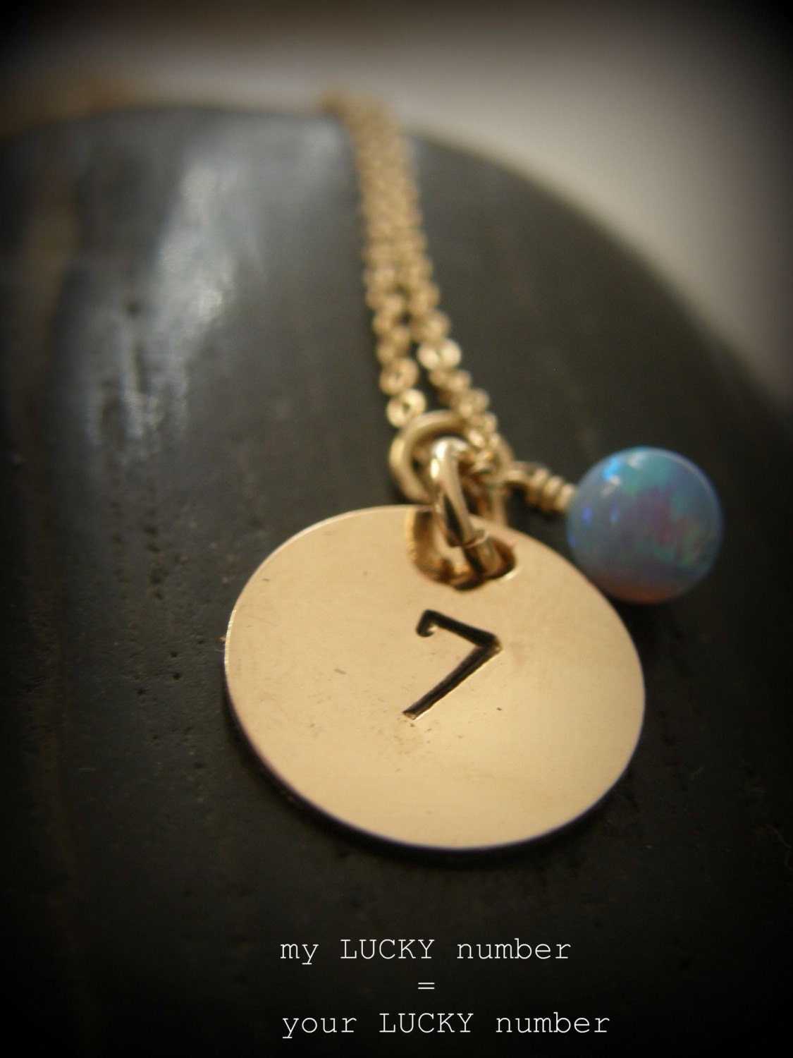 my LUCKY number . your LUCKY number . personalized it - By Simag