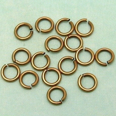 Jump Ring Antique Gold 4.5 mm Trinity Brass 100 Pc. AG169