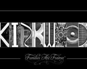 Photo Letter Art - Custom Last Name Art - Personalized Wedding Or Shower Gift