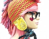 Crochet Mohawk Beanie- Eclectic Punk Series