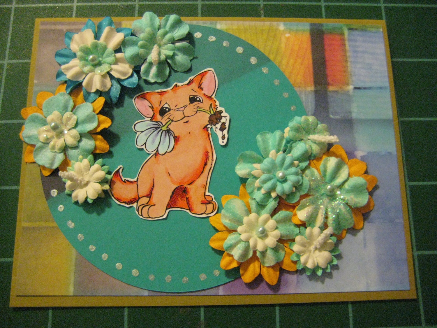 Kitchy Kitties, set of 5 cards and envelopes