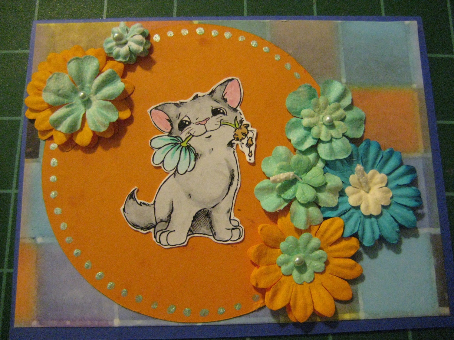 Kitchy Kitties, set of 5 cards and envelopes