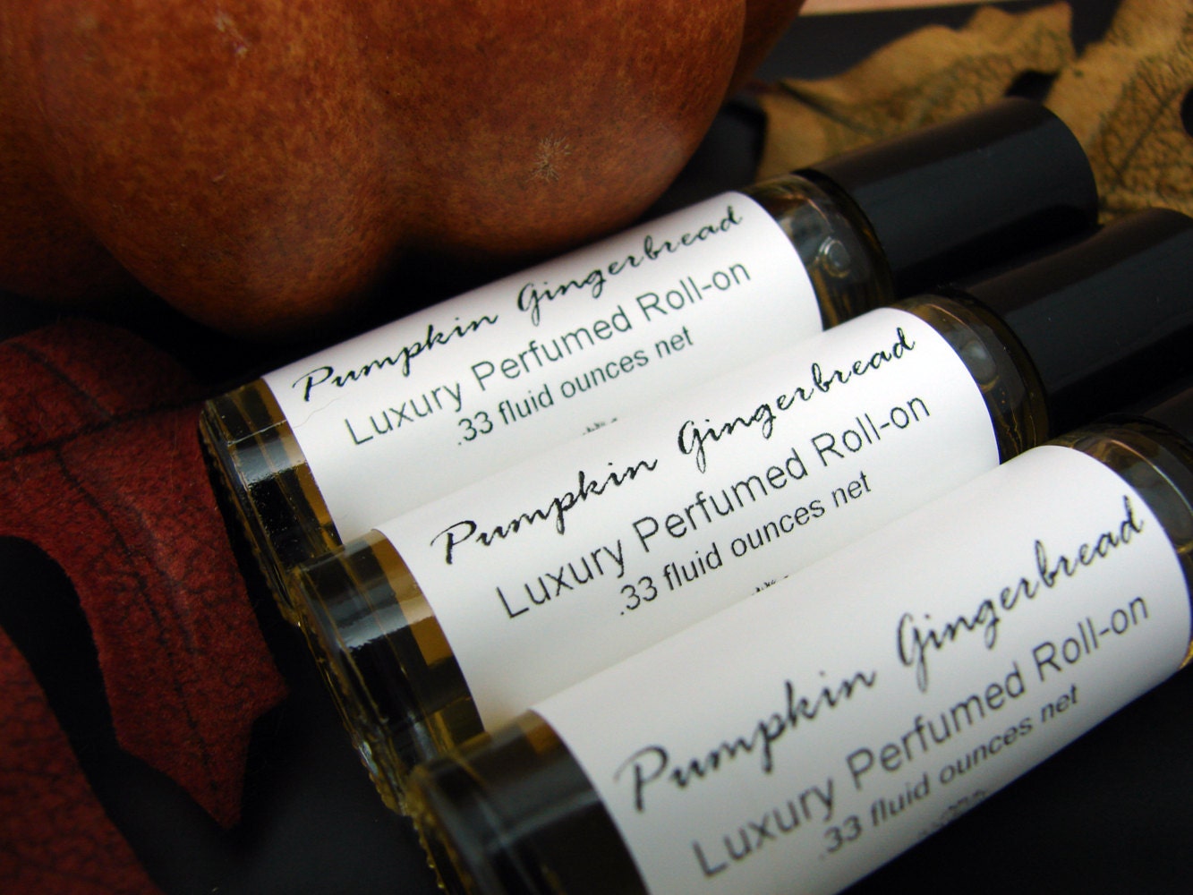 HALF PRICE SALE - Pumpkin Gingerbread  -  Luxury Perfumed Roll-on
