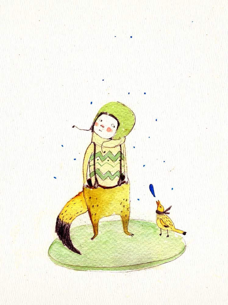 Winter tales,  Print 4x6 inches