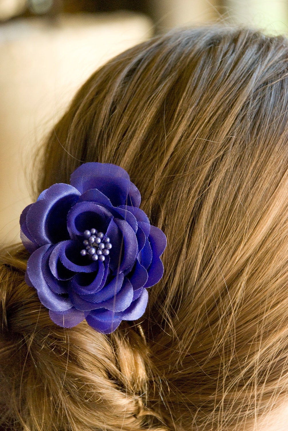 Wedding Hair Flower /  Bridal Hair Piece / Bridal Headpiece (includes 2 Ivory hair pins) Vintage Wedding Flowers