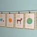 5X7  eco friendly nature themed alphabet wall cards