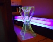 Antique EAPG manganese (Sun Purple) Glass Candlesticks1860's-1915(Now On Sale)