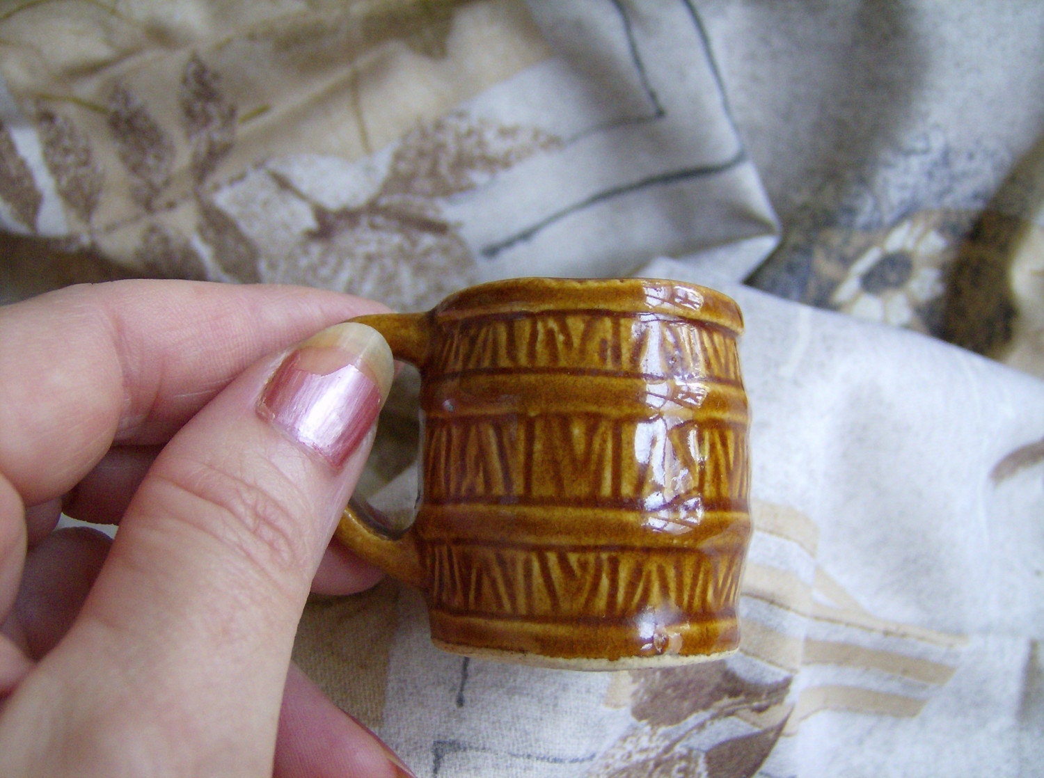 Vintage Barrel toothpick holder by PUEBLODOVEARTS on Etsy