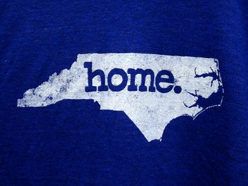 Women's Navy Blue North Carolina "Home" T-Shirt-