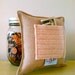 tooth fairy pillow with chart. 1 pillow. handmade by lisa of looploft.