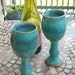 Wine Goblet in Turquoise