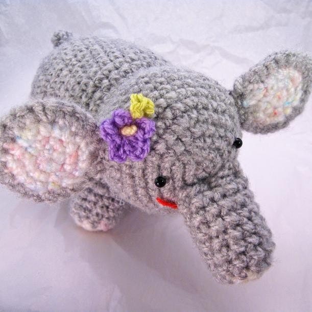 Crochet Pattern - Eleplant Lily Amigurumi