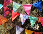 12 Feet of Colorful Flag Garland