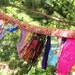 Glitzy Gypsy Celebration Flag garland with multicolor fringe