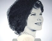 Vintage Cardboard Hair Net Display with Lady