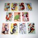 Vintage Animal Rummy Children's Playing Cards Lot of 11