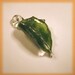Green Boro Venus Fly Trap Lampwork Glass Focal Bead Pendant Goth